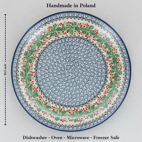 Noelle Dinner Plate Polish Pottery