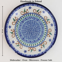 Noel Nights Dinner Plate Polish Pottery