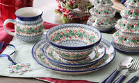 Noelle Dinner Plate Polish Pottery