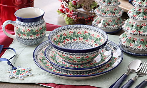 Noelle Dessert Plate Polish Pottery