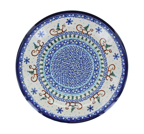 Noel Nights Dinner Plate Polish Pottery