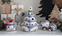 Noel Nights Christmas Tree Luminary Polish Pottery