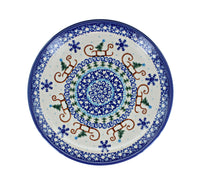 Noel Nights Dessert Plate Polish Pottery