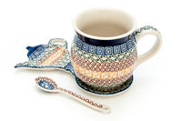 Athena Mug & Saucer Gift Set Polish Pottery