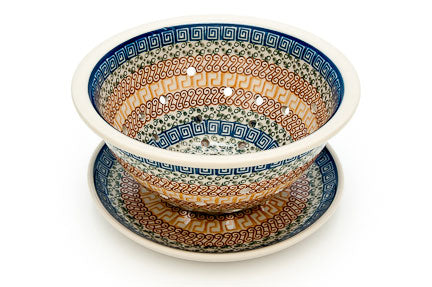 Athena Berry Bowl & Plate Polish Pottery
