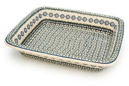 Maia Large Rectangular Baker Polish Pottery