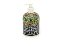 Mardi Gras Soap Dispenser Polish Pottery