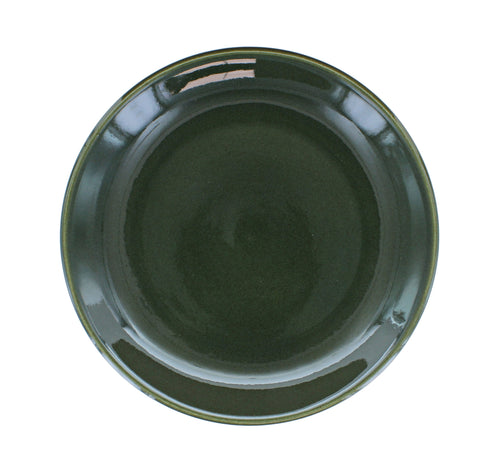 Olive Dessert Plate Polish Pottery