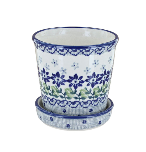 Polish Pottery Hallsey Flower Pot
