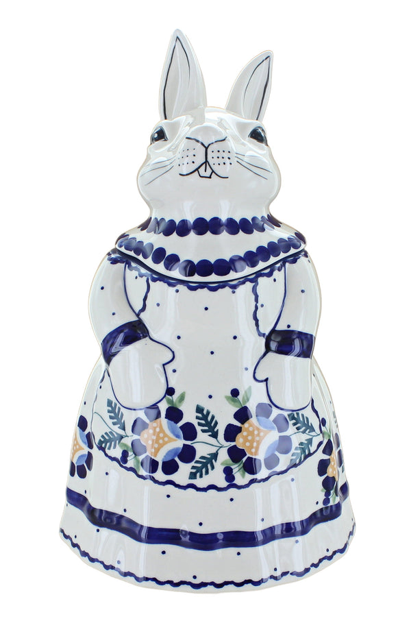 Sunflower Rabbit Cookie Jar