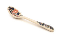 Garden Butterfly Soup Spoon Polish Pottery