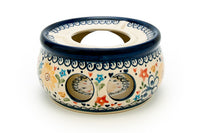 Butterfly Teapot Warmer Polish Pottery