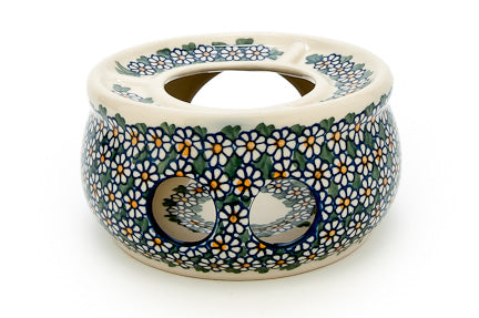 Garden Butterfly Teapot Warmer Polish Pottery
