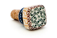 Athena Square Wine Cork Polish Pottery