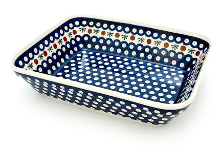 Nature Large Deep Baker Polish Pottery