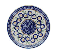 Peach Blossom Dessert Plate Polish Pottery