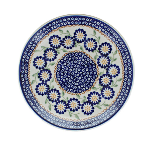 Peach Blossom Dessert Plate Polish Pottery