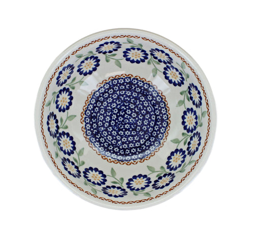 Peach Blossom Dessert Bowl Polish Pottery