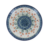 Peach Posy Dessert Plate Polish Pottery