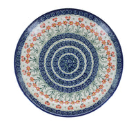 Peach Posy Dinner Plate Polish Pottery