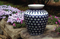 Peacock Medium Vase Polish Pottery