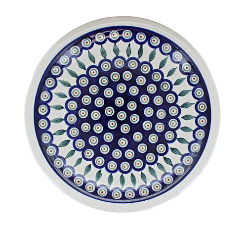 Peacock Dinner Plate Polish Pottery
