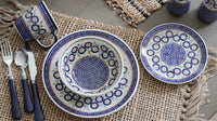Peach Blossom Dessert Plate Polish Pottery
