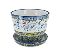 Periwinkle Large Flower Pot