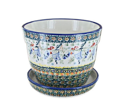 Periwinkle Large Flower Pot