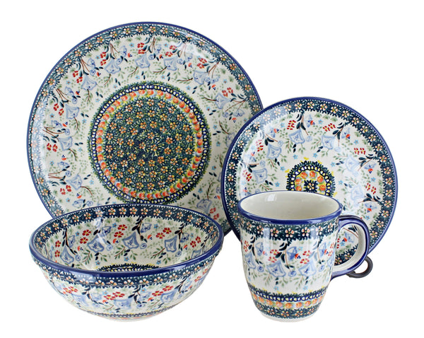 Periwinkle 16 Piece Dinner Set