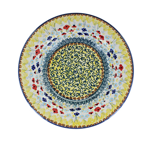 Prairie Garden Soup Plate Polish Pottery
