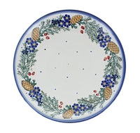 Pinecone Dinner Plate Polish Pottery