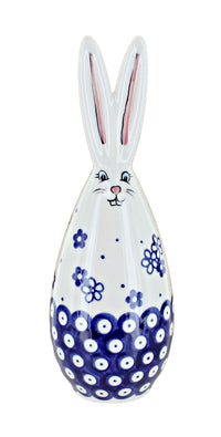 Polish pottery Daisy Dot large bunny figurine