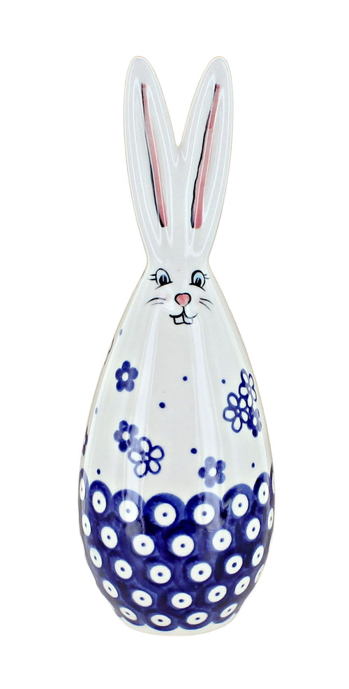 Polish pottery Daisy Dot large bunny figurine