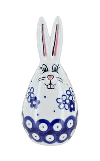 Polish pottery Daisy Dot mini bunny figurine