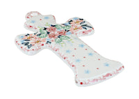 Polish pottery Fairy Meadow cross