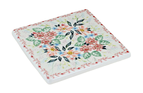 Polish pottery Fairy Meadow tile