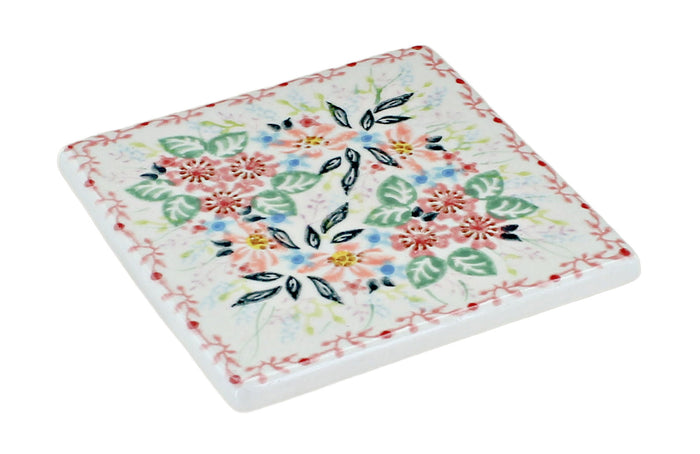 Polish pottery Fairy Meadow tile