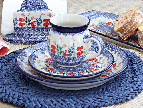 Dreaming of Poppies Bubble Mug Polish Pottery