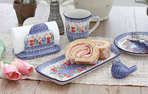 Dreaming of Poppies Large Coffee Mug Polish Pottery