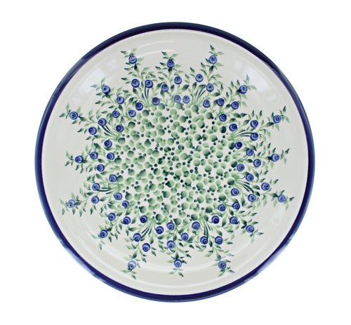 Porcelain Vine Dinner Plate Polish Pottery