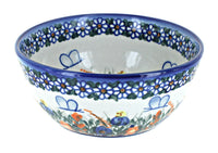 Polish Pottery Spring Butterfly Cereal/Soup Bowl