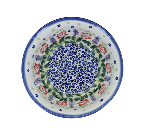 Roses Are Red Cereal/Soup Bowl Polish Pottery