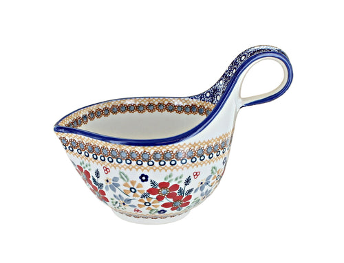 Red Daisy Soup Mug