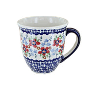 Red Poppy Breakfast Mug