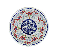 Red Poppy Dessert Bowl