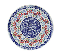 Red Poppy Soup Plate