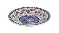 Red Poppy Soup Plate
