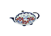 Red Poppy Teabag Holder