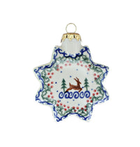 Reindeer Delight Star Ornament
